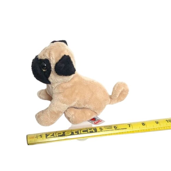 Webkinz Ganz Beige Pug Puppy Dog Plush Stuffed Animal Plush Soft Toy Small - Picture 8 of 8
